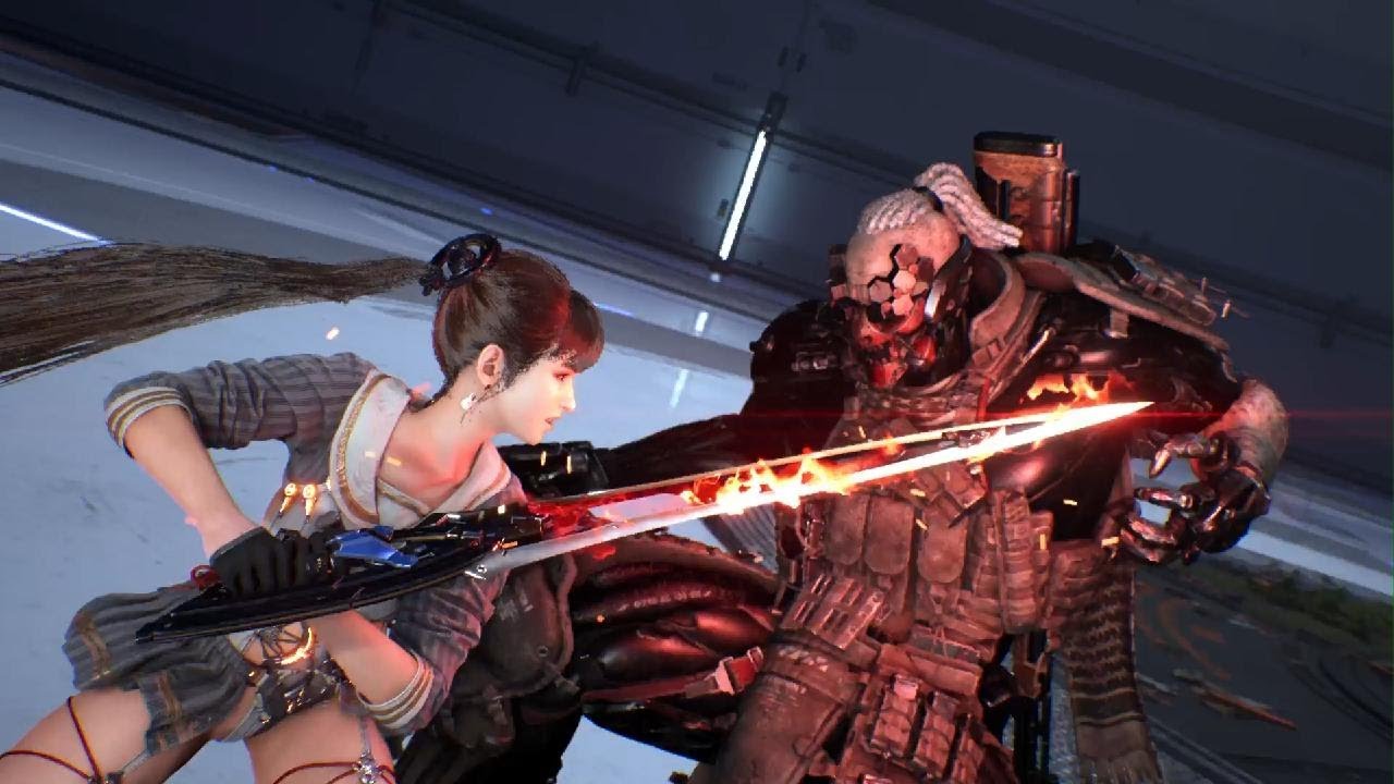 Stellar Blade First time beating Mann