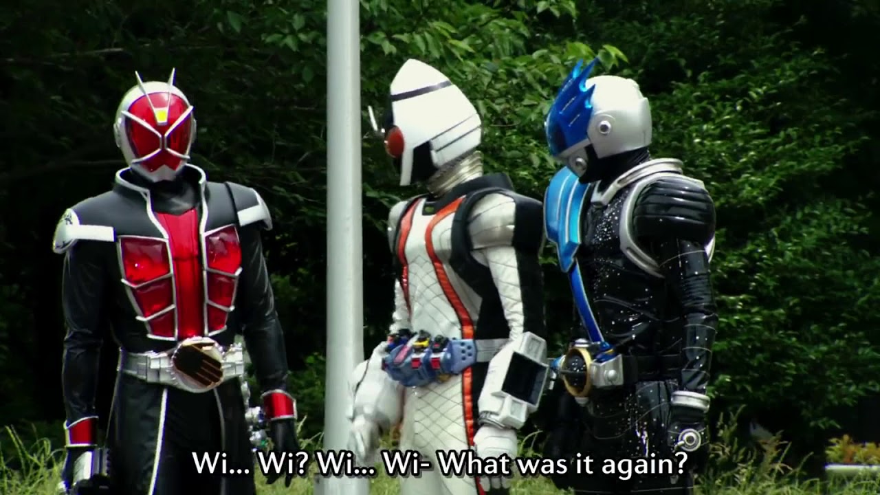 Kamen Rider Wizard First Appearance (Fourze Movie)