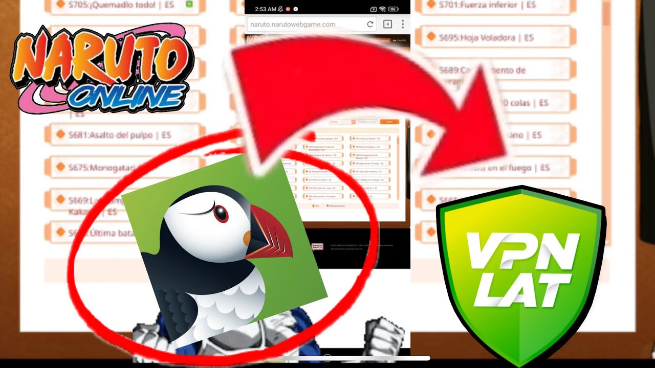 Naruto Online 📲 PUFFIN PRO Naruto Online metodos JUGAR sin PC versi&oacute;n 9.10.0.51563 VPN PUFFIN