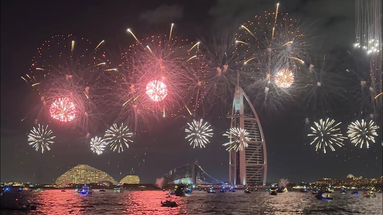 Burj Al Arab Fireworks 2026 #shorts 