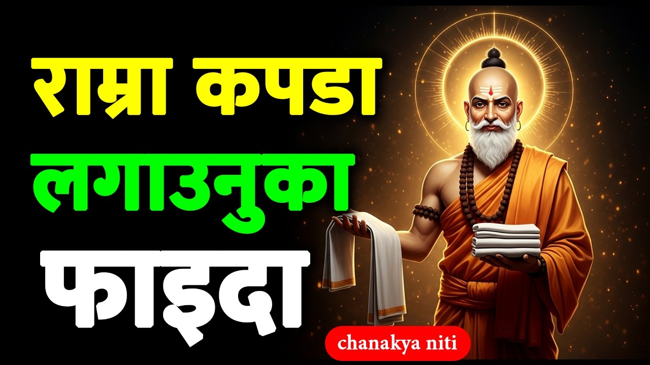 चाणक्य नीति – राम्रो कपडा लगाउने यी फाइदाहरू जान्नुहोस् | जीवन बदलिनेछ