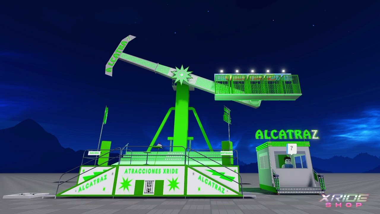 tráiler Alcatraz XRIDE shop @XRIDESimulator