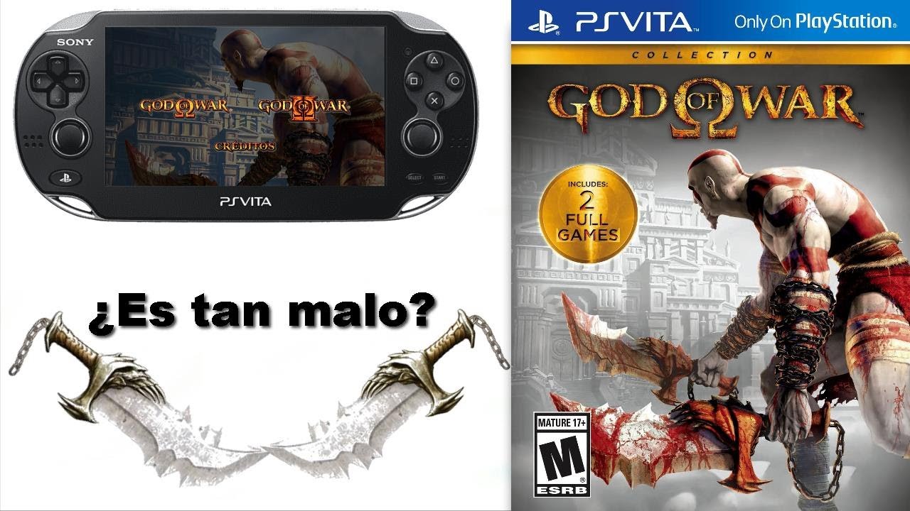 Asi es God OF War Collection en Ps Vita