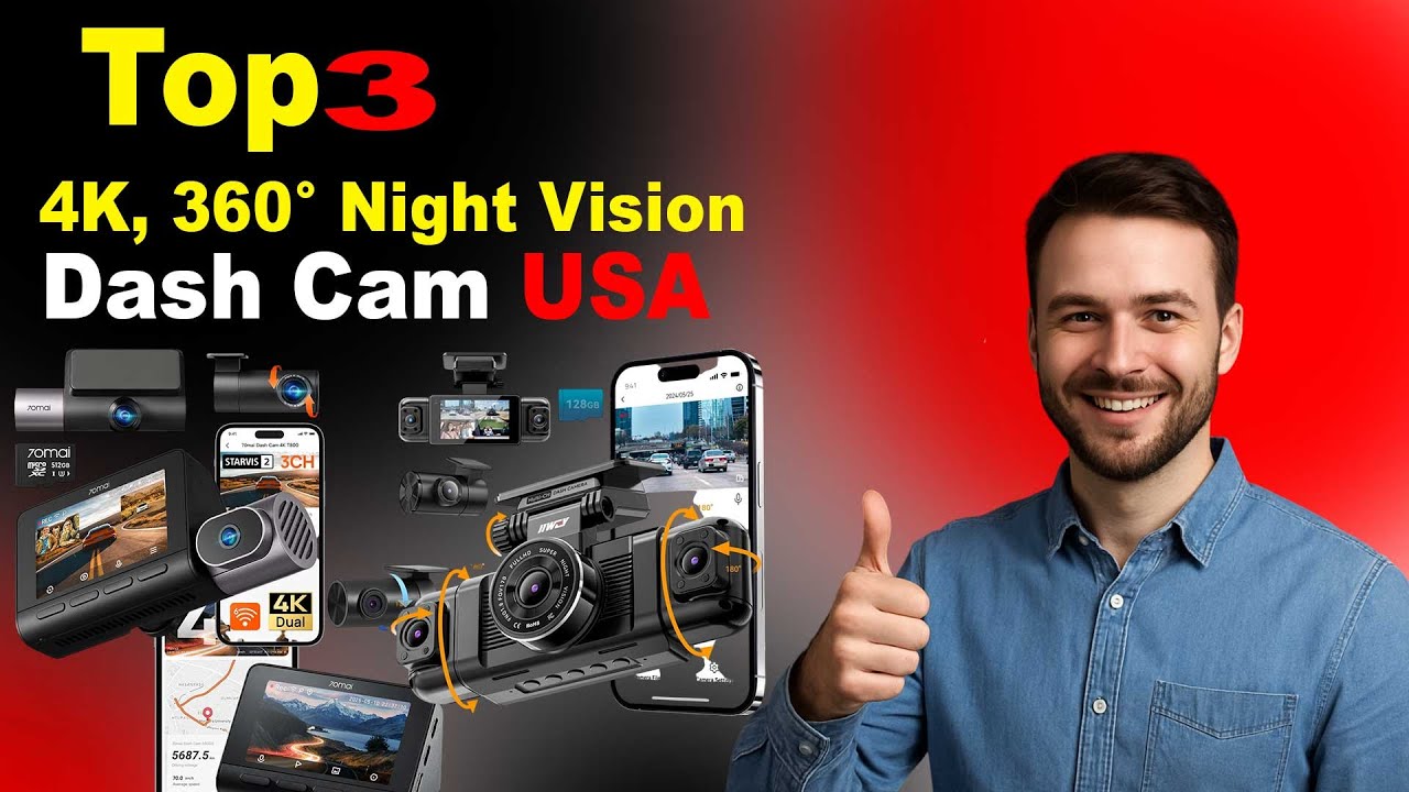 5 Best Front and Rear Dash Cameras 2025 | Clear, Reliable & Smart Recording