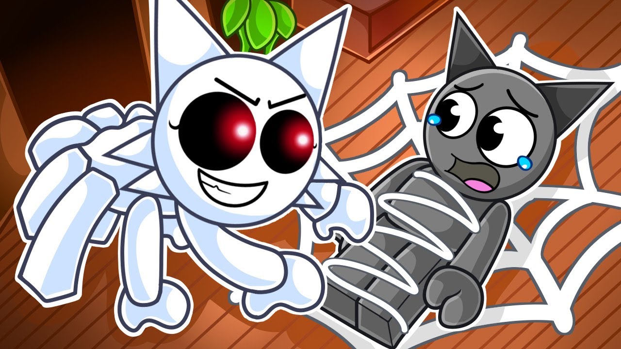 Surviving a WENDA SPIDER in Roblox!