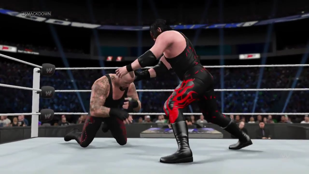 WWE 2K15- The Undertaker vs Kane Normal Match At SmackDown 2015 (PS4)