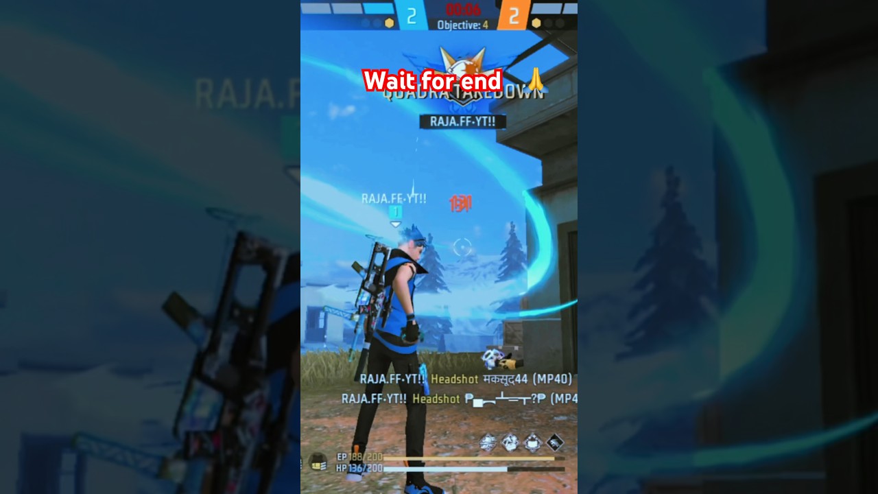 Wait for end raja ff yt#shorts #trending # freefire