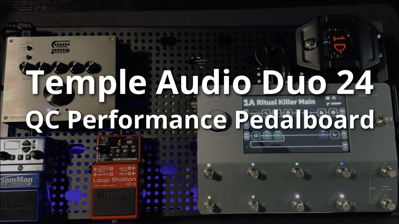 Temple Audio Duo 24 Quad Cortex Pedalboard Build