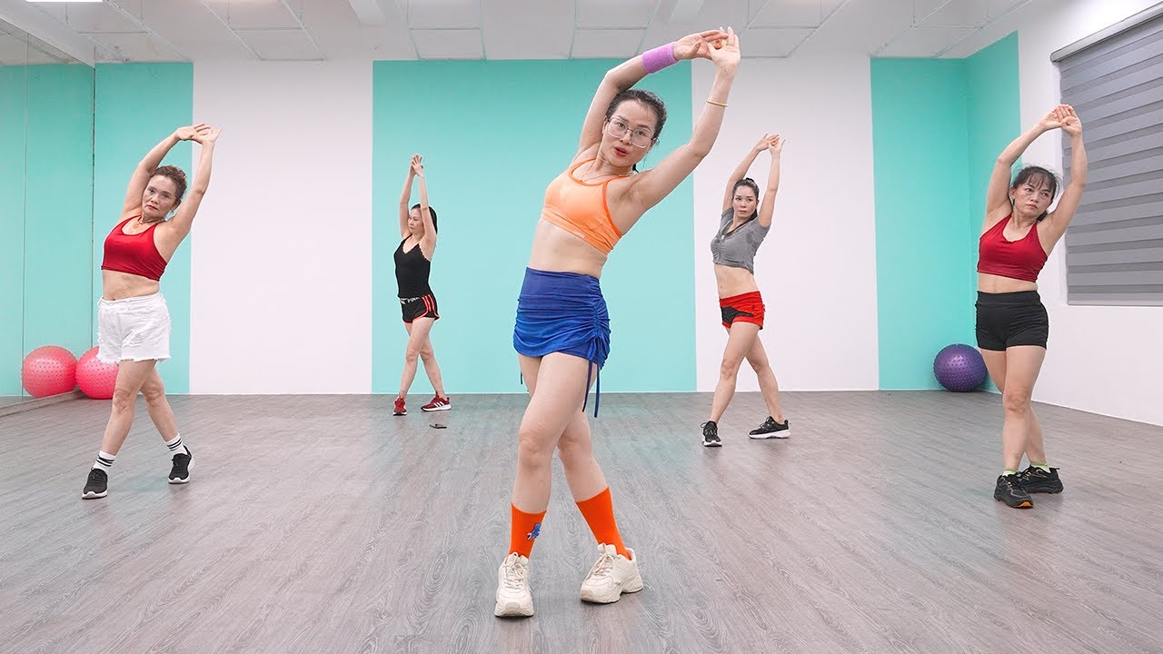 Cách ĐƠN GIẢN để GIẢM BÉO BỤNG nhanh nhất - Bài Tập Aerobic 30 Phút | Thuy Aerobic