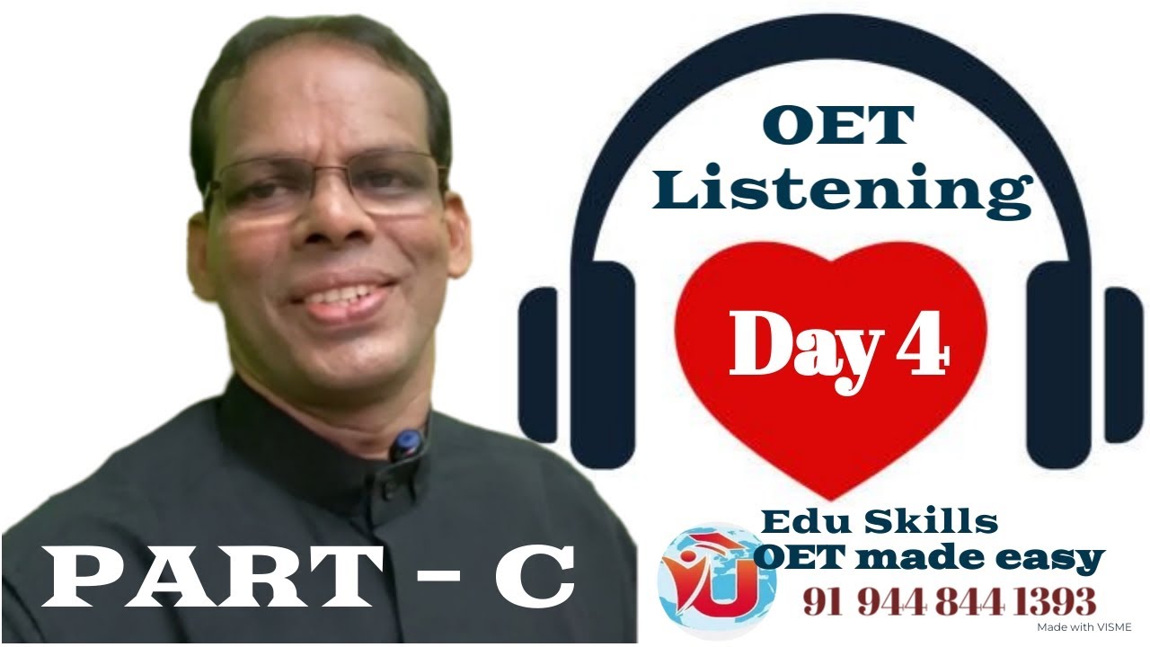 Edu Skills   Fall in LOVE with OET  Listening Part - C