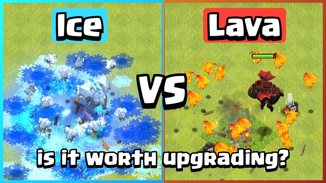 Lava Hound VS Ice Hound | Clash of Clans