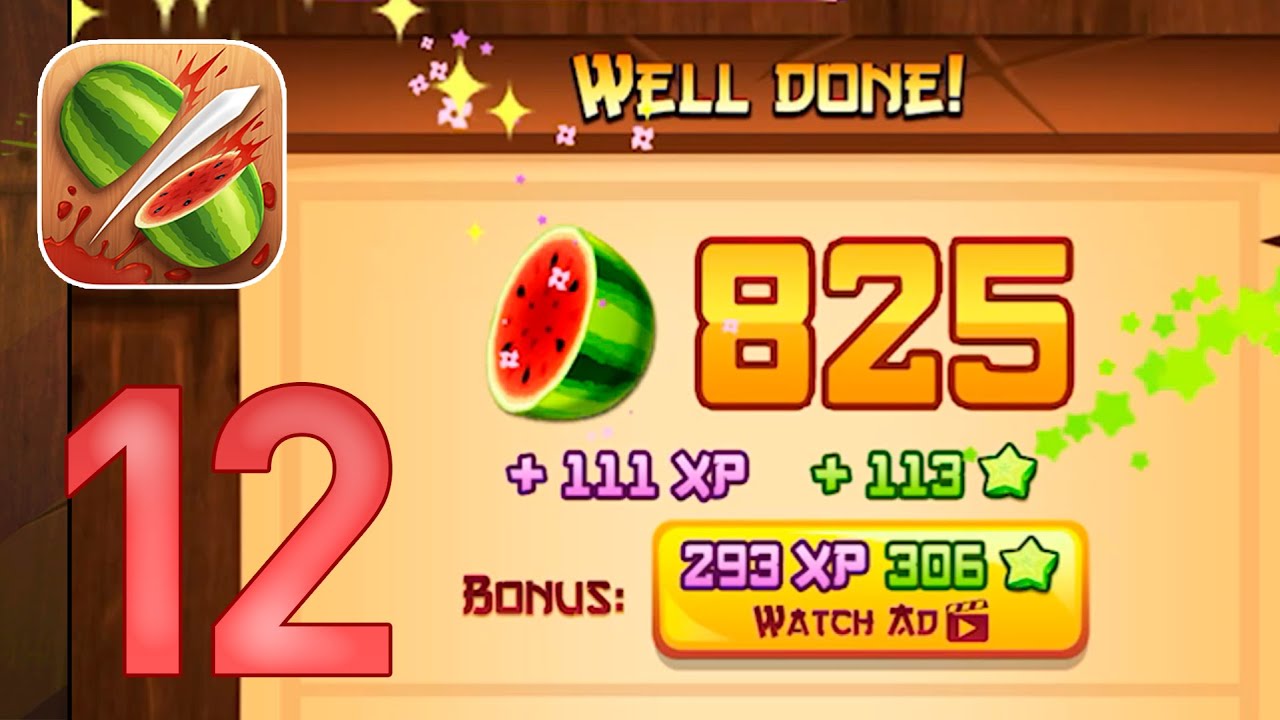 Fruit Ninja: Gameplay Walkthrough Part 12 - Let’s Play! (iOS, Android)