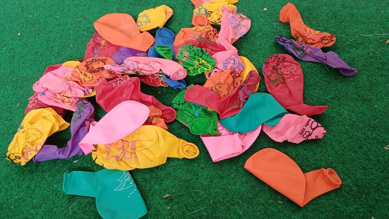 Blow Up and Pop All Various Balloos Colorful #balloon 