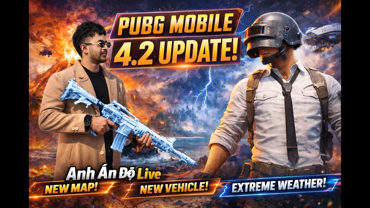 Anh Ấn Độ Live pubg mobile 4.2
