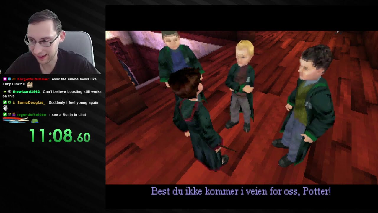 Harry Potter 1 (PC) PC Any% Speedrun BUT it's on a Windows 98 VM in 2:20:24 RTA (Memerun)
