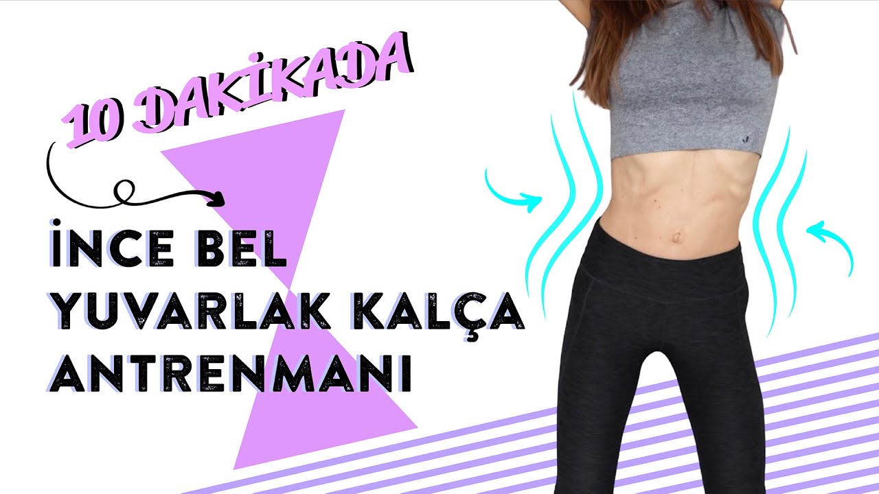 10 Dakika Kum saati Antrenmanı | İnce Bel Yuvarlak Kalça