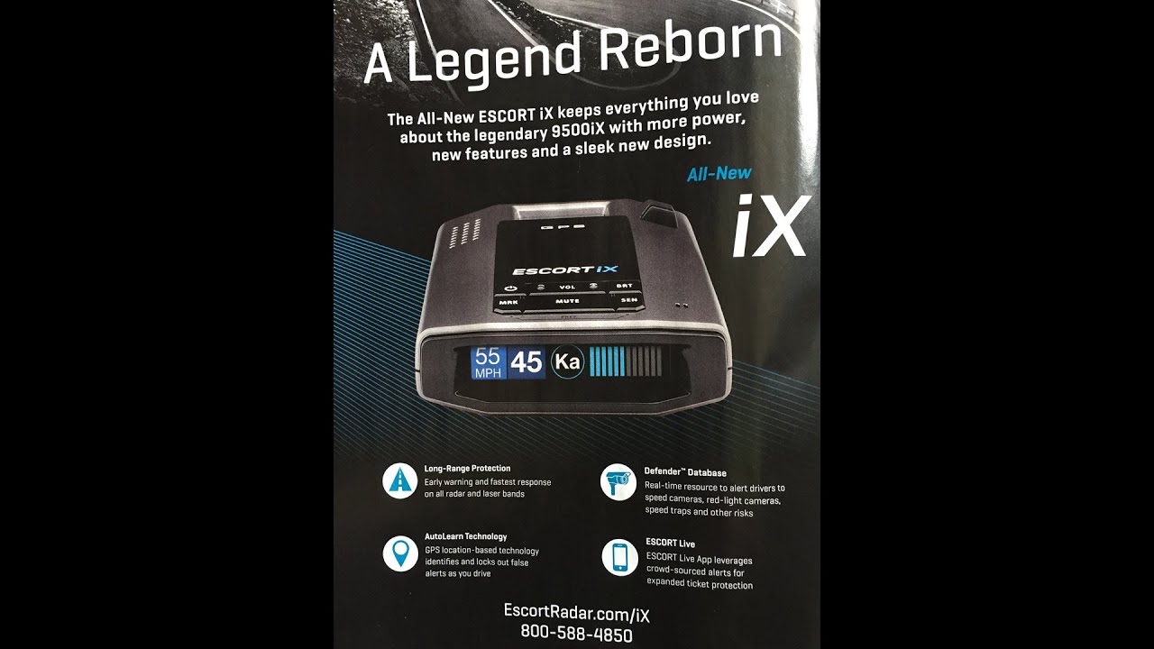 Escort iX, the successor to the 9500ix
