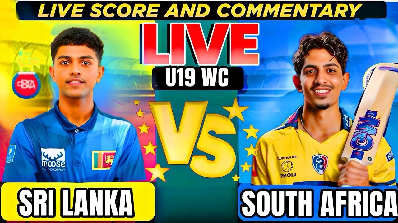 South Africa U19 vs Sri Lanka U19, 8th Match, ICC Under 19 World Cup 2026 - Commentary