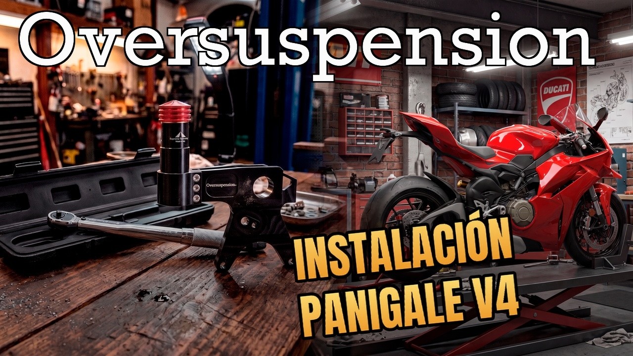 Ducati Panigale V4 2025 | Instalación Oversuspension ⚡ Paso a paso 🔧