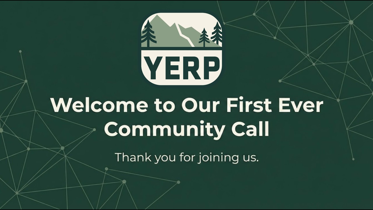 Yerp Community Call #1 | Meet the Team, App Walkthrough & What’s Coming Next