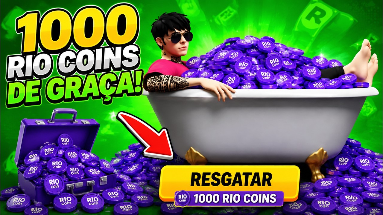 COMO CONSEGUIR 1000 RIO COINS DE GRA&Ccedil;A NO RIO RISE! *como ficar rico
