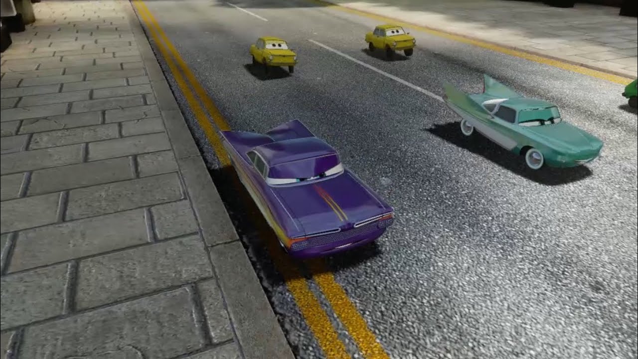 Cars 2 The Video Game #495 Flo and Ramone Vs The Bad Guys