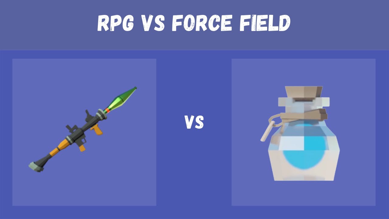 RPG VS FORCE FIELD | Roblox BedWars
