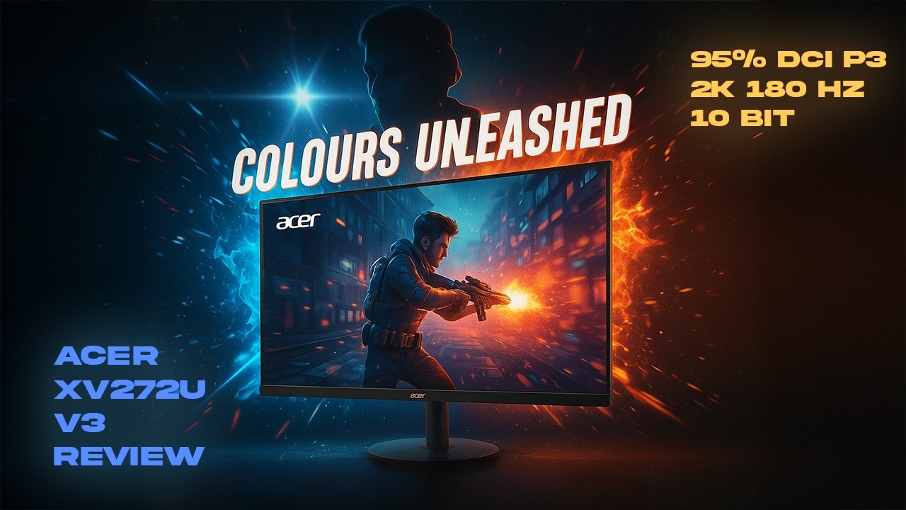 This monitor shouldn't be this good for the price | Acer XV272U V3 180 Hz Review | 10 Bit??