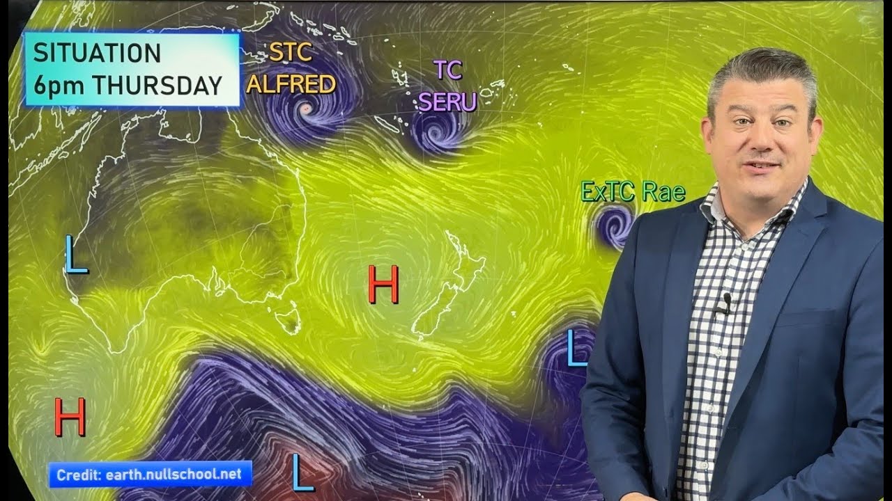 NZ&rsquo;s weekend weather, outlook for next week + update on Cyclone Seru