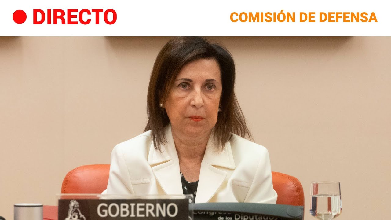 CONGRESO: ROBLES comparece en la COMISIÓN de DEFENSA sobre las TROPAS en LÍBANO | RTVE