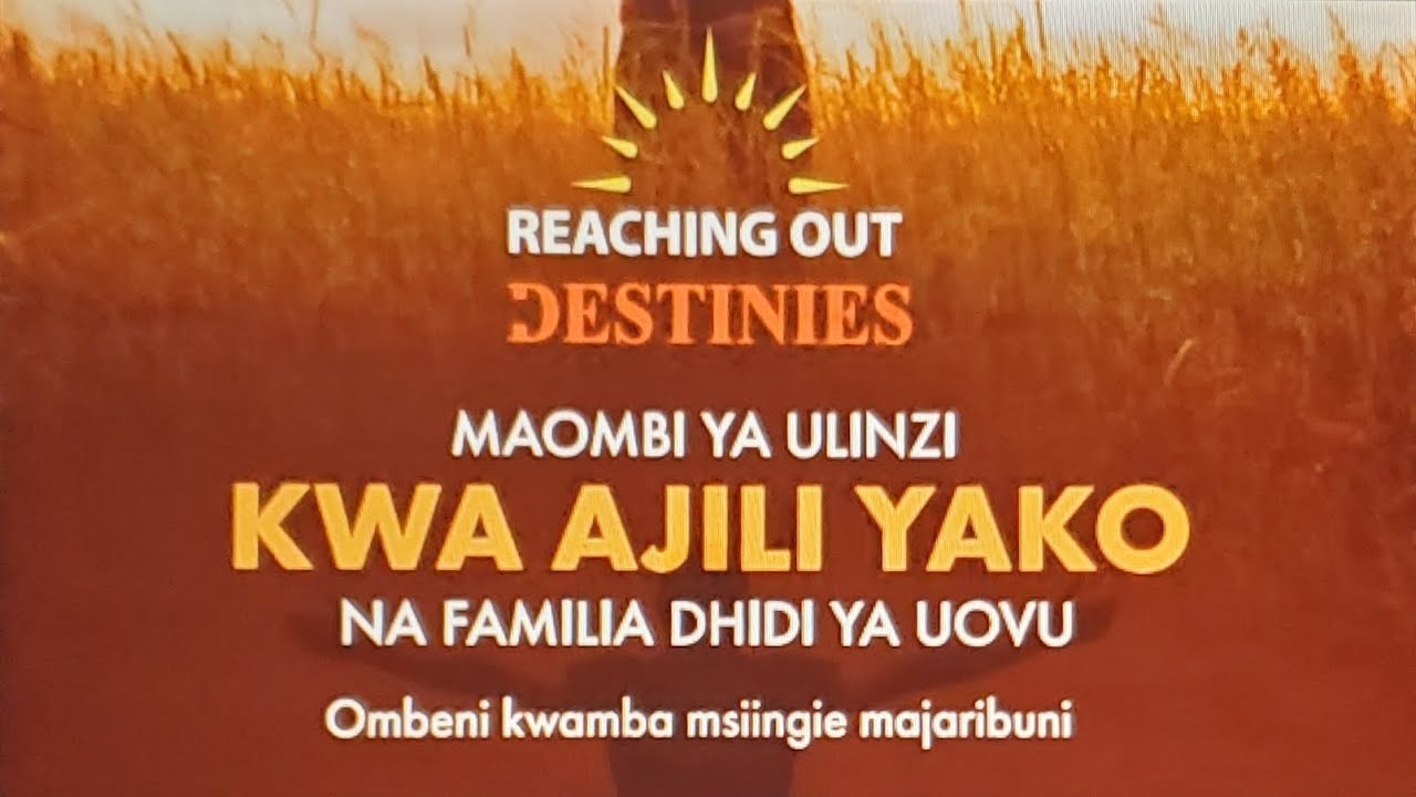 MAOMBI YA ULINZI KWA AJILI YAKO NA FAMILIA DHIDI YA UOVU