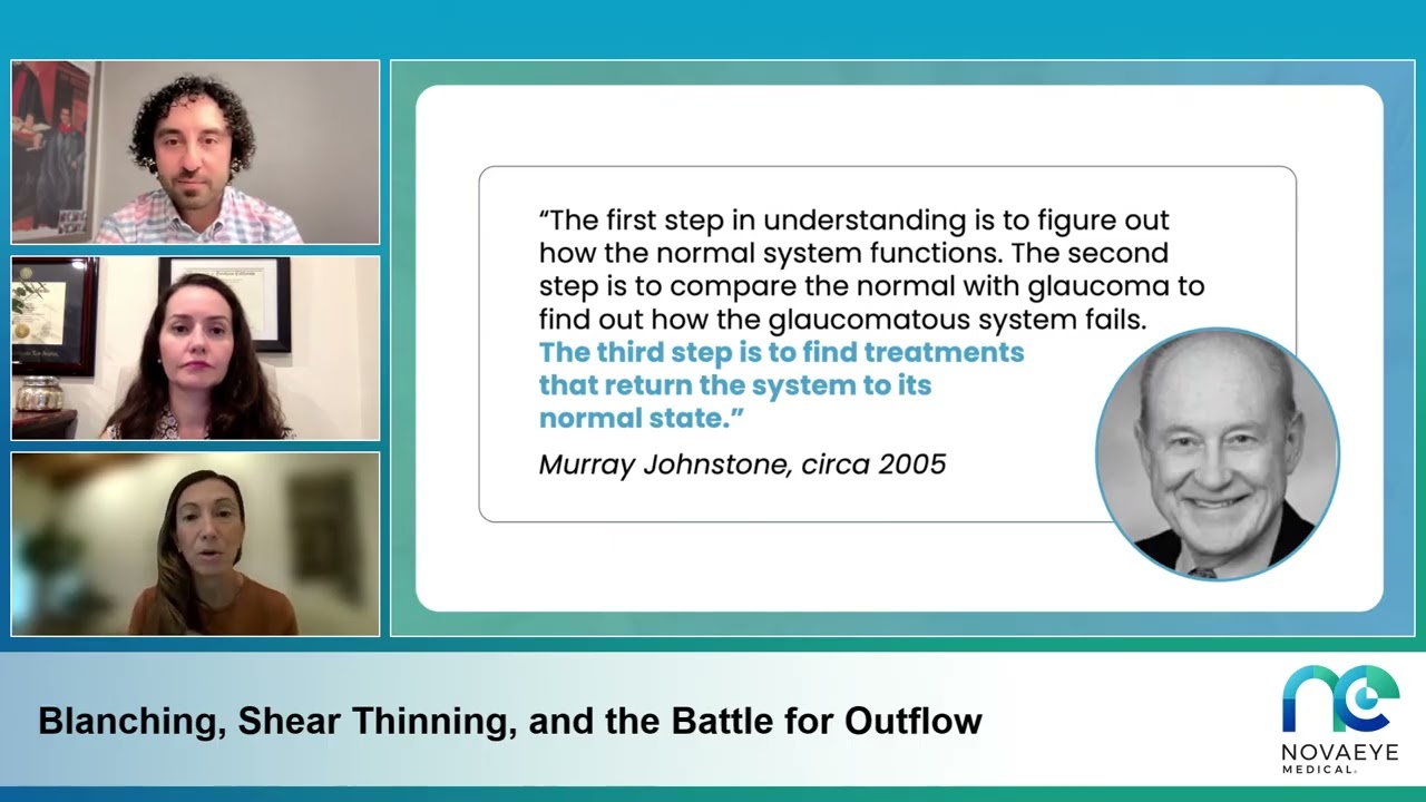 Blanching, Shear Thinning, and the Battle for Outflow