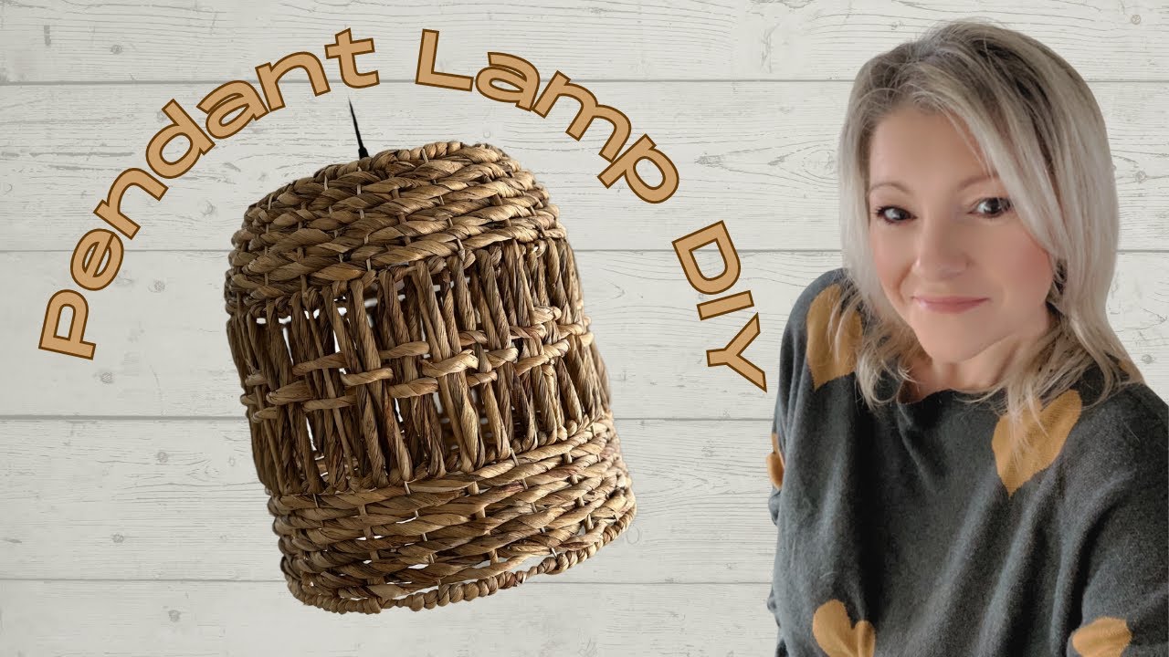 PENDANT LAMP DIY/HOW TO CREATE A LAMP WITH BASKET/LAMP DIY