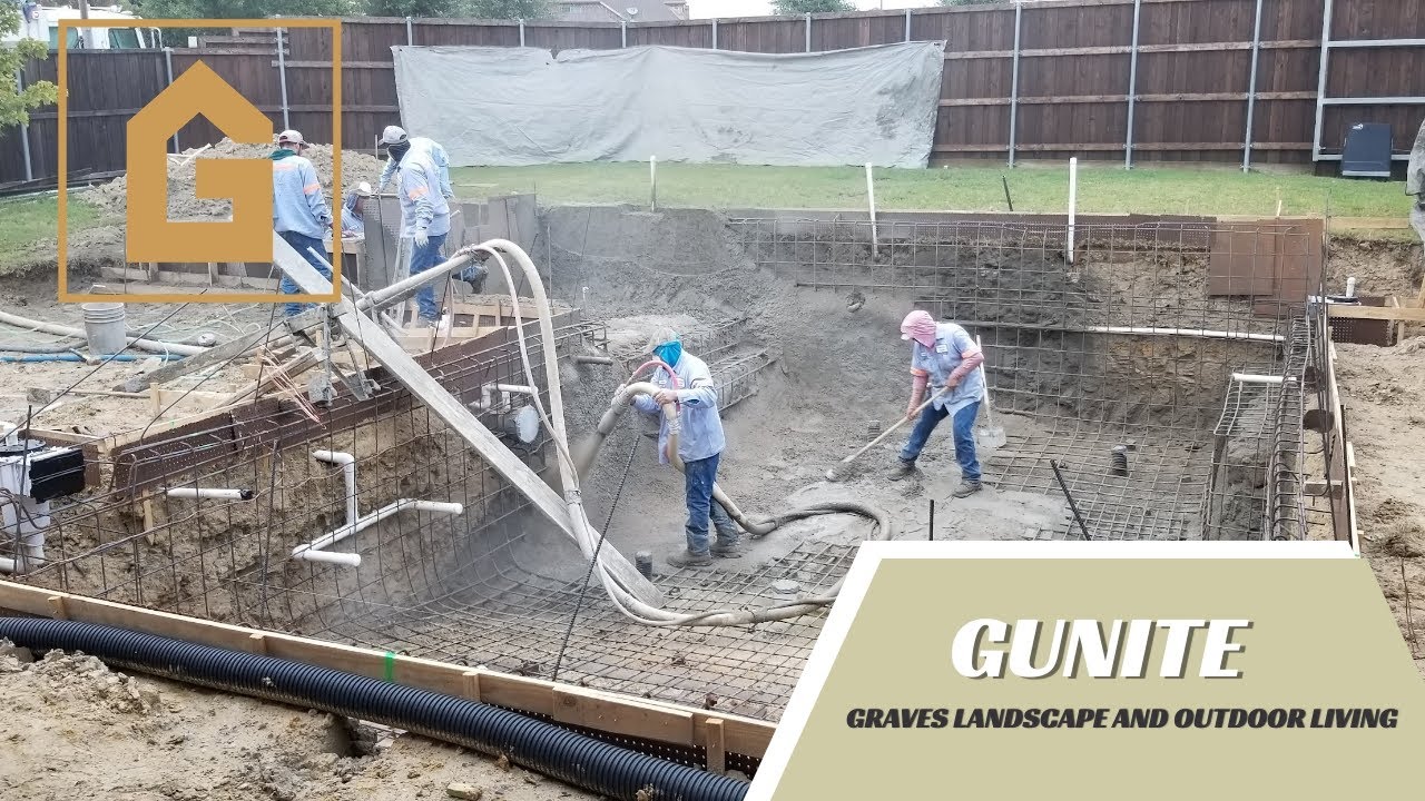Pool Gunite Installation - Dallas Texas