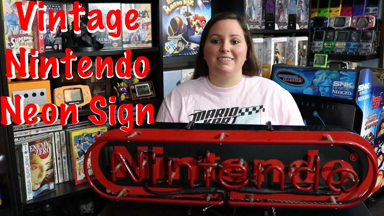 Rare Vintage Nintendo Neon Sign - Authentic Nintendo Store Display - NES 1980’s