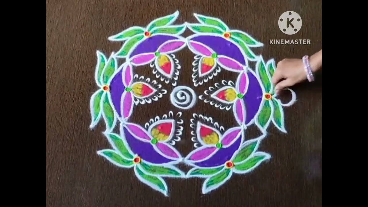 5×3Deepavali 2024 🪔🎇 festival pooja rangoli designs 