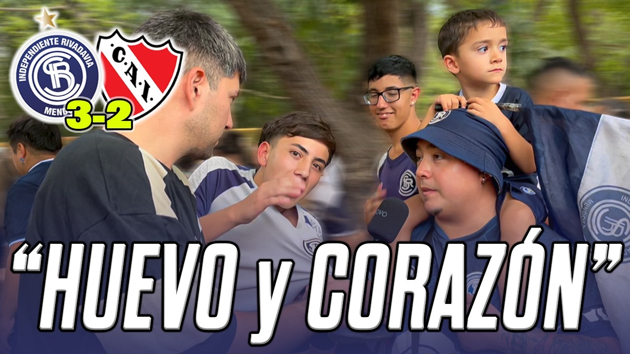INDEPENDIENTE RIVADAVIA 3-2 INDEPENDIENTE | REACCIÓN CON LOS HINCHAS | APERTURA 2026