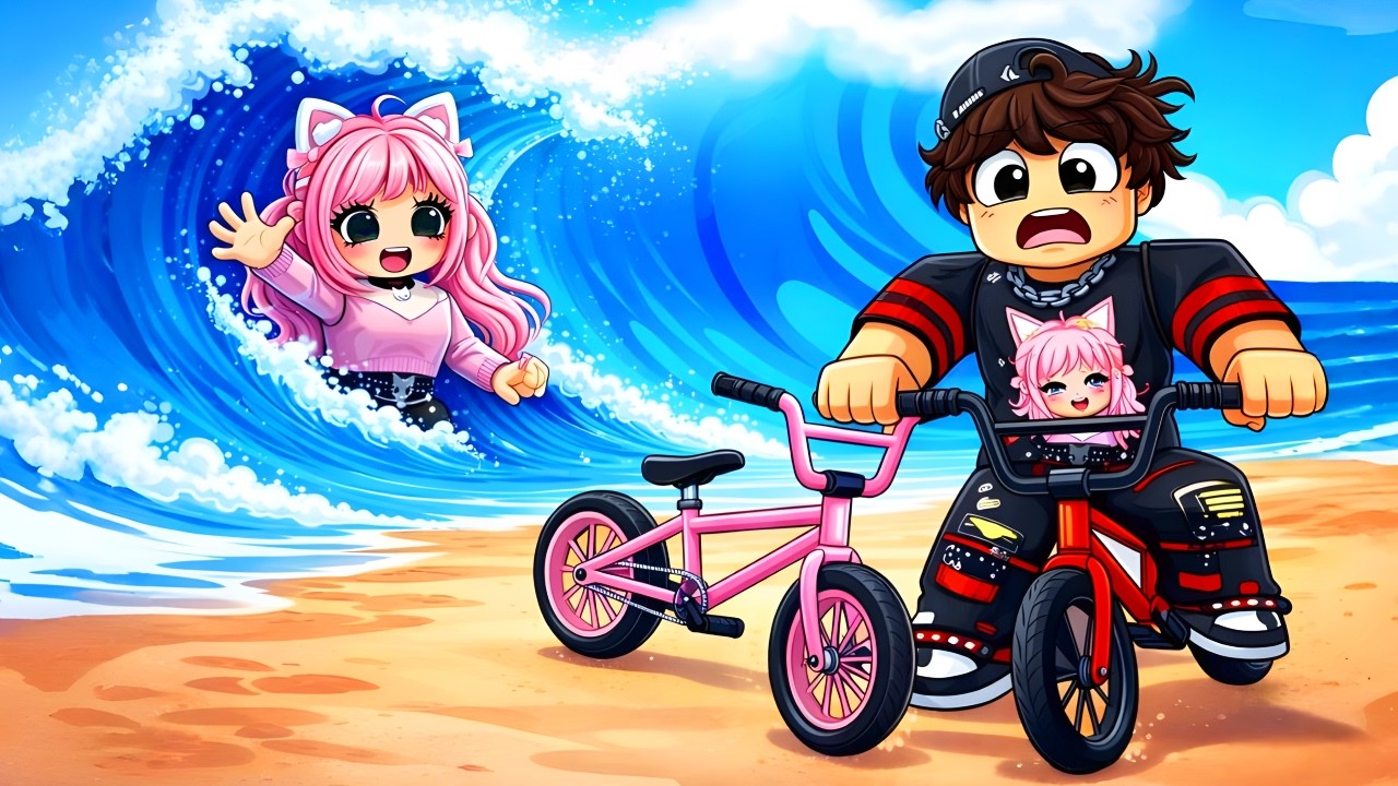 ESCAPE TSUNAMI pe o BICICLETA cu @OanaVT
