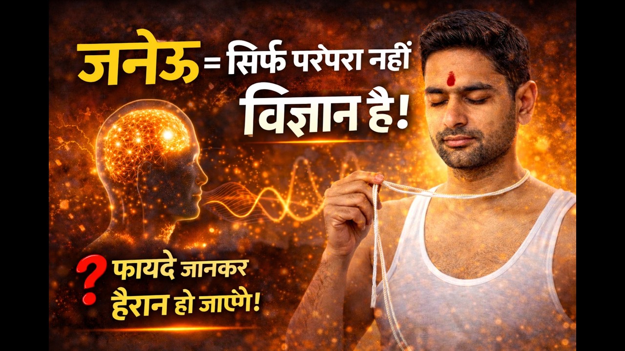 जनेऊ क्यों पहनते हैं? जनेऊ पहनने का सबसे बड़ा फायदा | सिर्फ परंपरा नहीं, वैज्ञानिक रहस्य!
