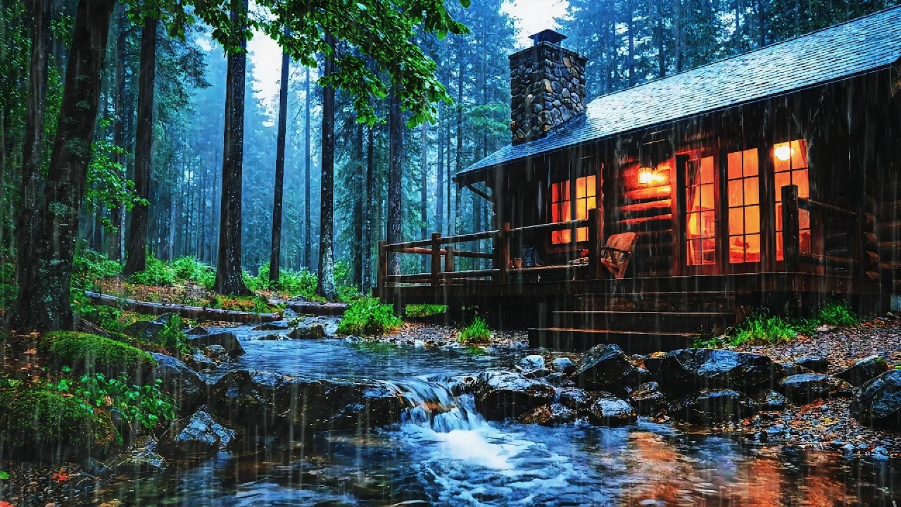 Silent Forest Night Rain | Ultimate Rain Sounds for Sleeping Fast 🌙 No Music, Pure Nature