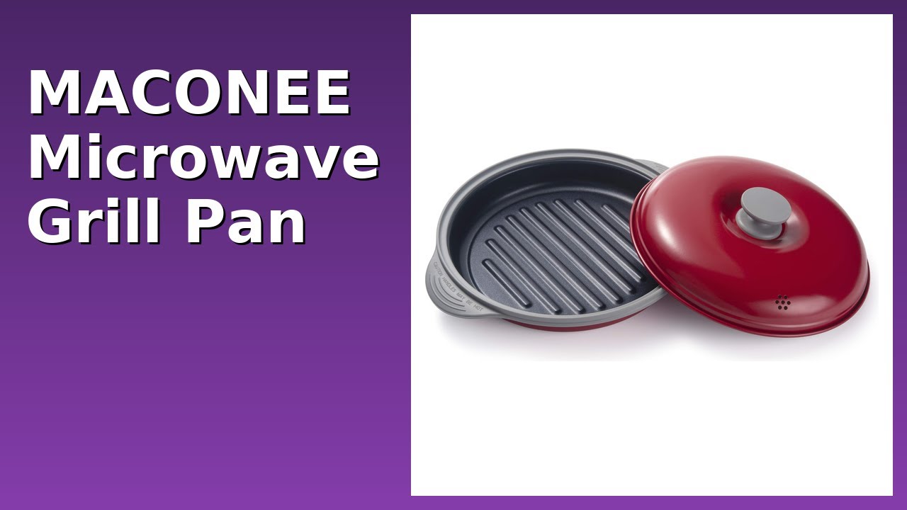 REVIEW (2026): MACONEE Microwave Grill Pan. Features.