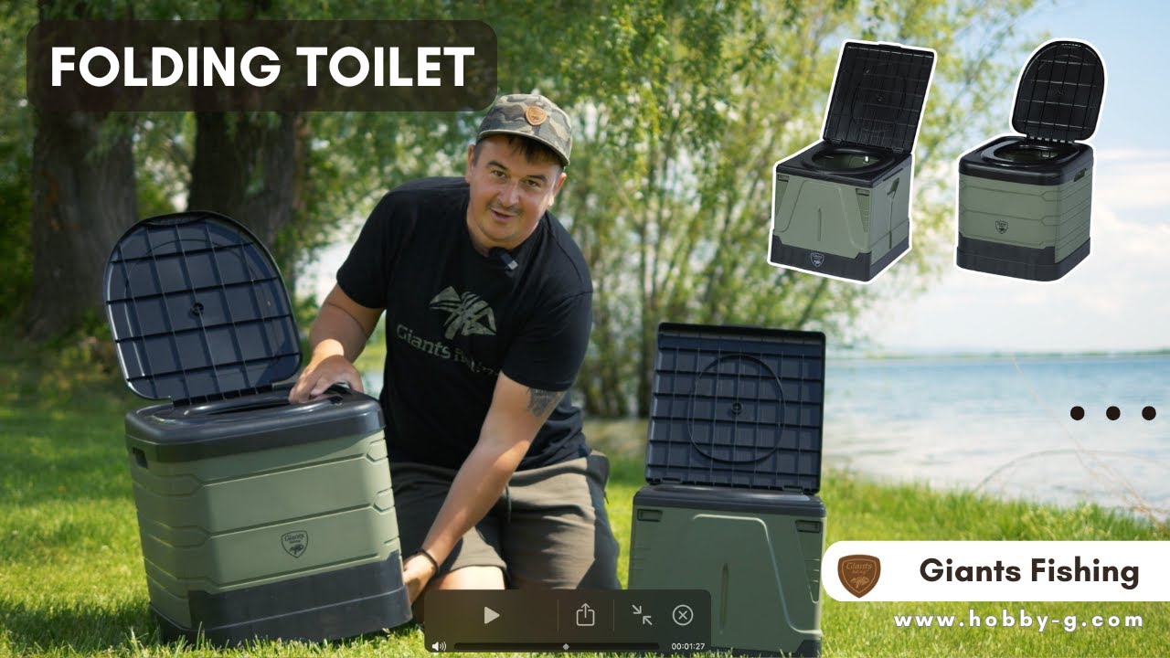 Giants Fishing Skládací Přenosná Toaleta Folding Toilet