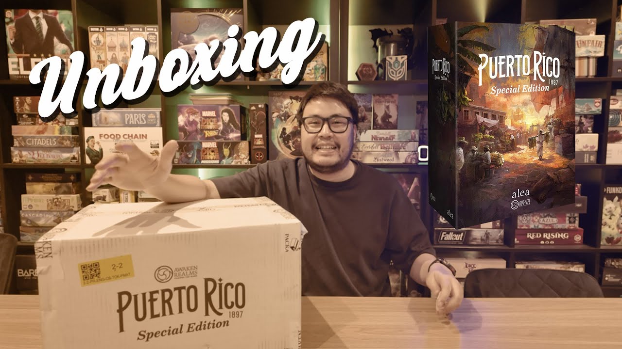 แกะกล่อง Puerto Rico Special Edition - by Awaken Realms Unboxing Video