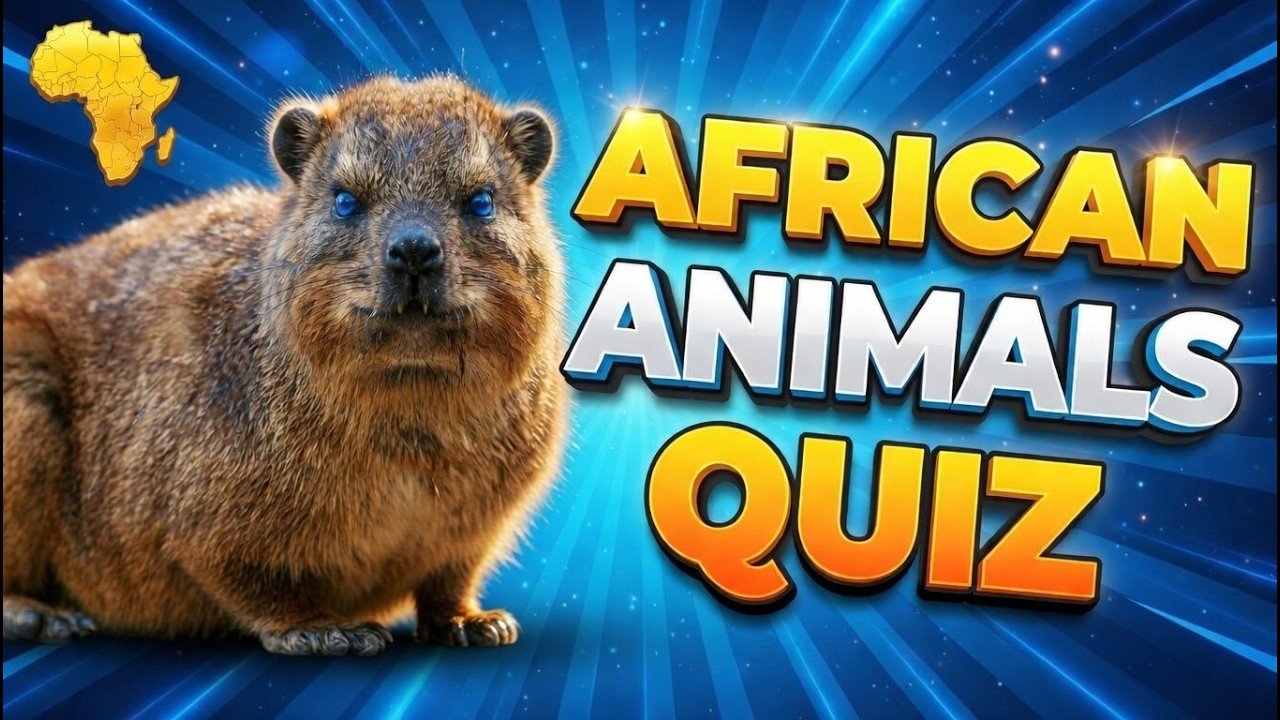 Africa Animals Quiz 🦁 | 20 Questions (Easy → Expert) | How Many Can You Get Right?