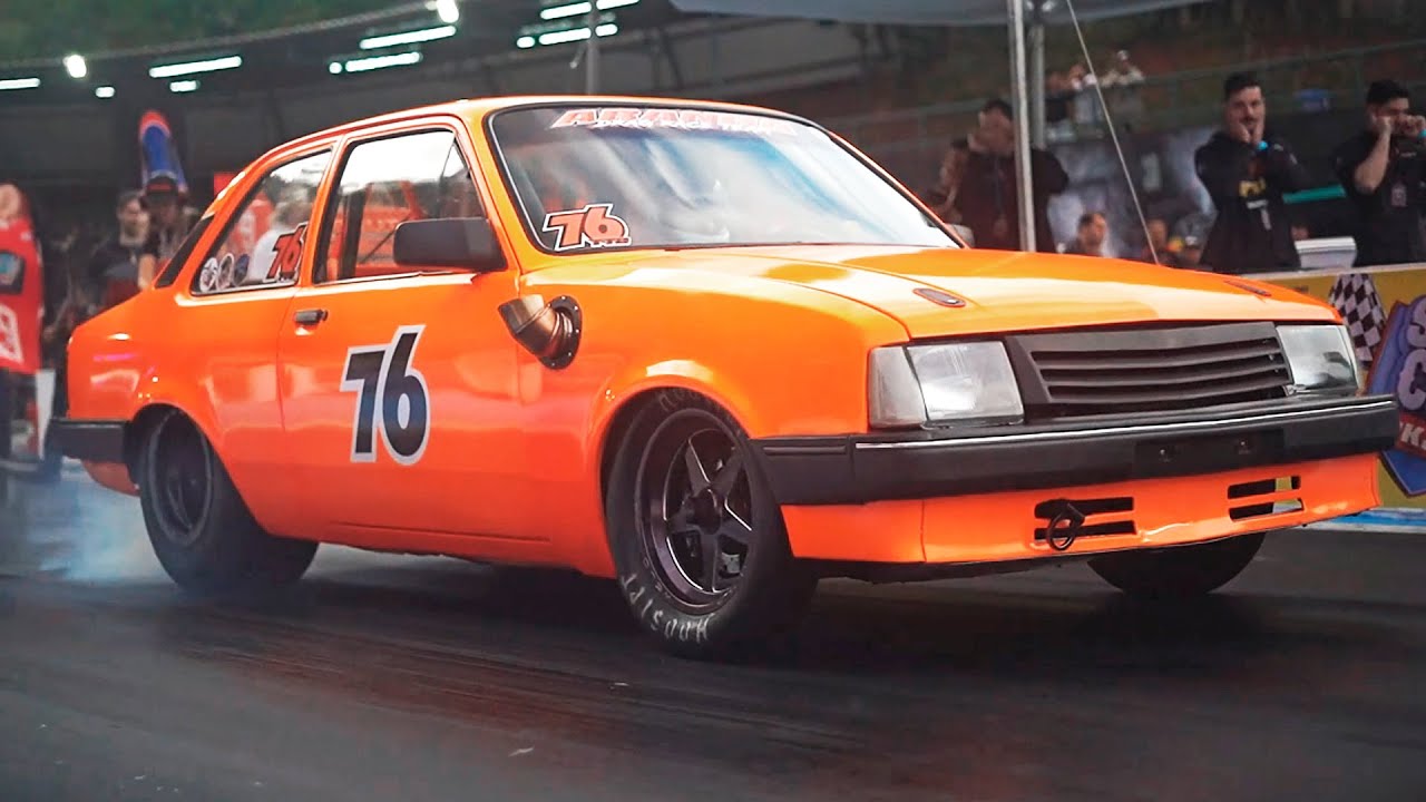 Chevette de arrancada BELISS&Iacute;MO 🔥 0 a 230km/h em 5.0s