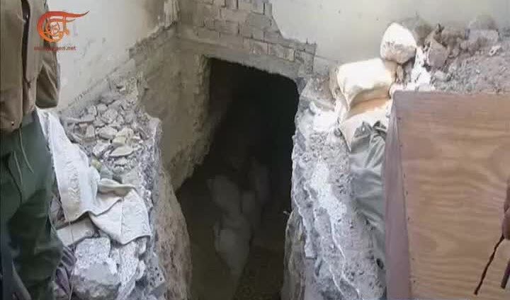 مشاهد الأنفاق التي حفرها داعش في الفلوجة