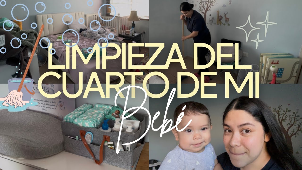 🩵 “¡LIMPIA Y ORGANIZA CONMIGO EL CUARTO DE MI BEBÉ 👶🏻✨” 