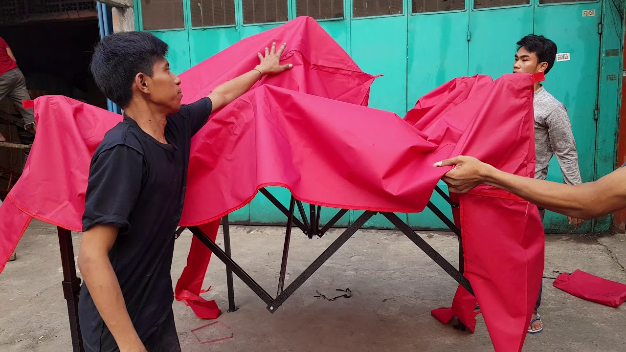 Cara Pemasangan Tenda Lipat