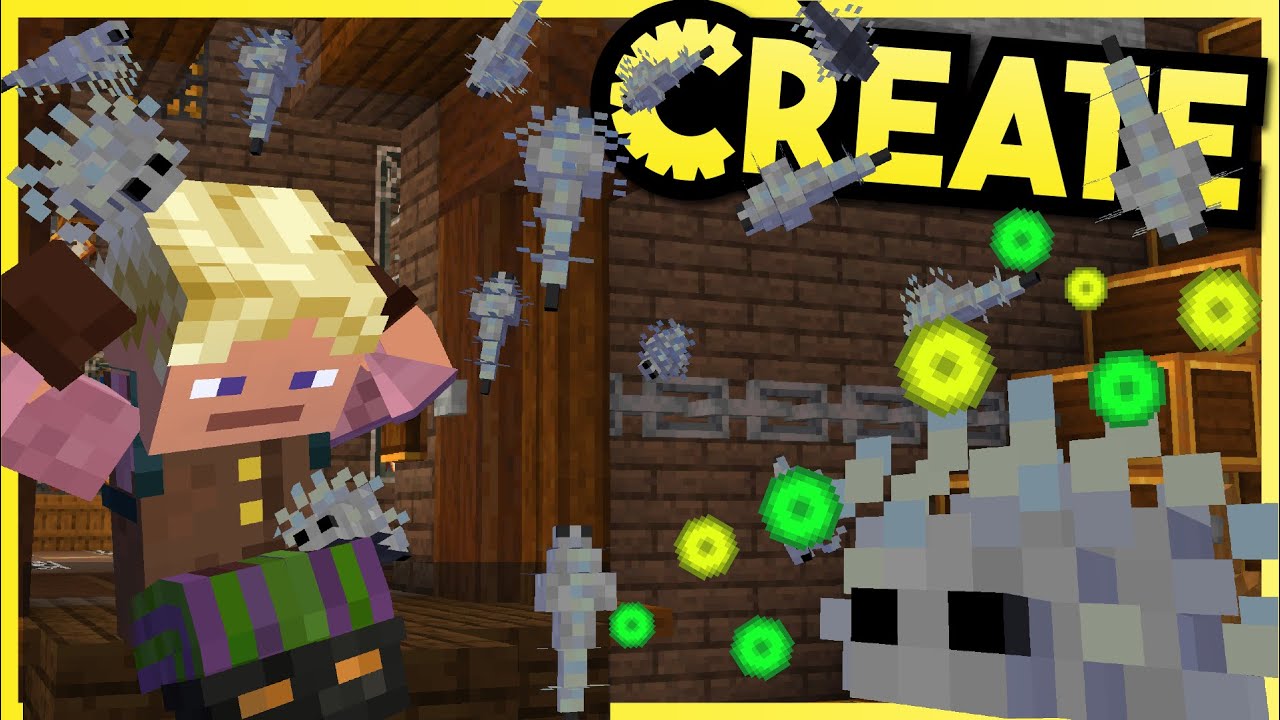 Speedy Silverfish XP Rain!!! - Minecraft Create Mod S2 #10