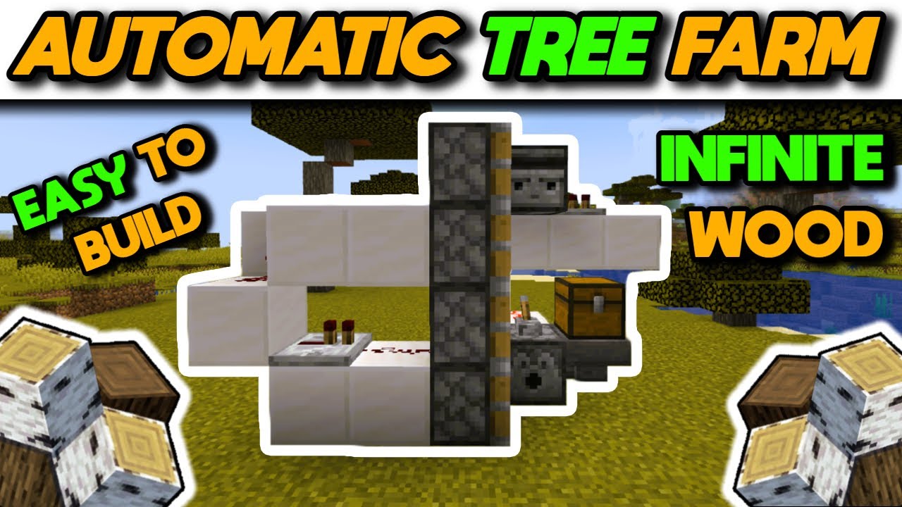 САМЫЙ ПРОСТОЙ туториал по автоматической лесной ферме AFK (Java и Bedrock) &mdash; Minecraft 1.21